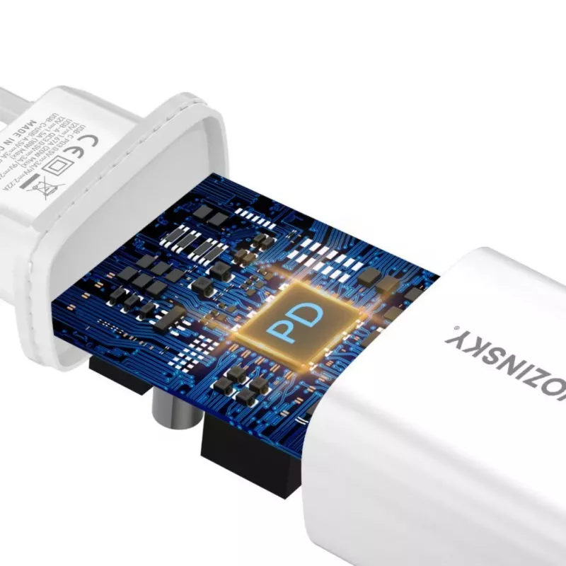 Wozinsky WGWCW alimentatore 20W USB-A USB-C - bianco