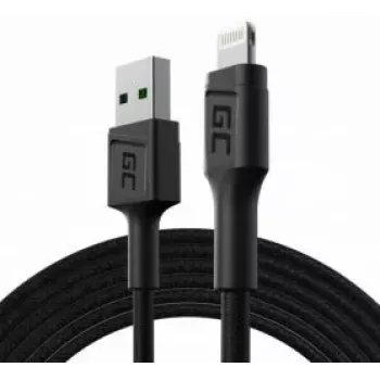 Green Cell PowerStream KABGC21 Cavo da USB-A a Lightning, 1,2 m, nero