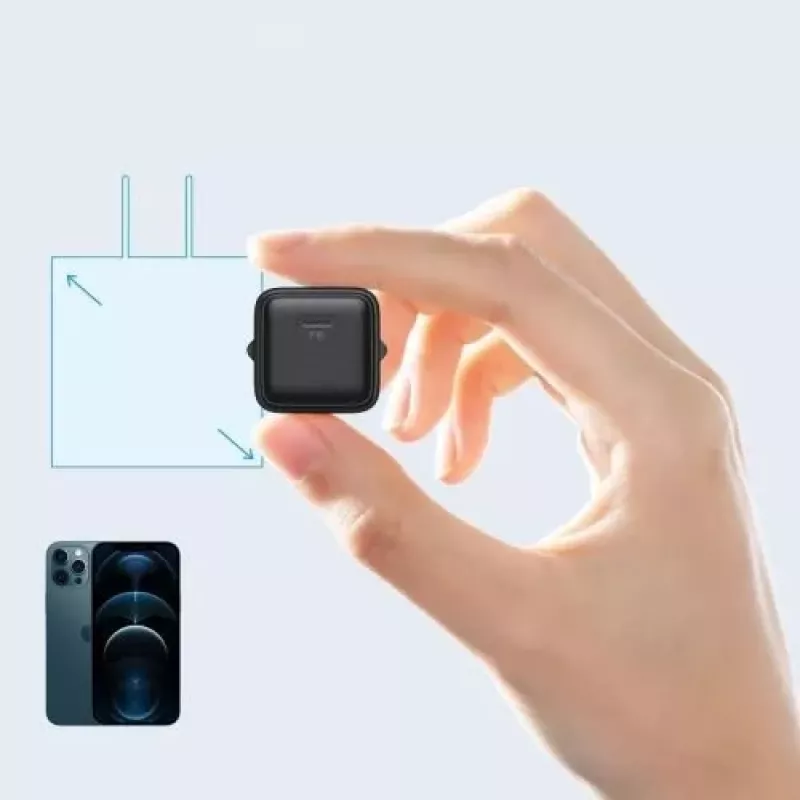 JOYROOM caricabatterie da parete rapido USB-C 20W Power Delivery Quick Charge 3.0 AFC nero (L-P202)