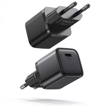 JOYROOM caricabatterie da parete rapido USB-C 20W Power Delivery Quick Charge 3.0 AFC nero (L-P202)