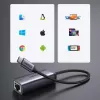 UGREEN adattatore USB-C a RJ45 Gigabit Ethernet (grigio) - 40322 CM483