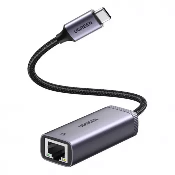UGREEN adattatore USB-C a RJ45 Gigabit Ethernet (grigio) - 40322 CM483