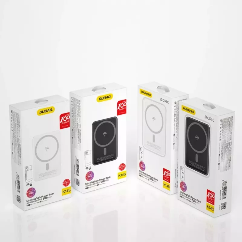 Dudao K14S Power Bank wireless 5000mAh 10W Nero