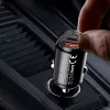 Dudao R3MAX 48W QC PD Mini Caricabatterie da auto - Nero