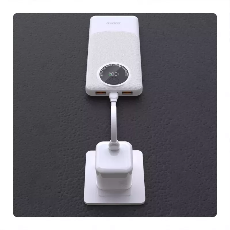 Dudao K12Pro Power Bank 20000mAh 22,5W PD USB-A USB-C bianco
