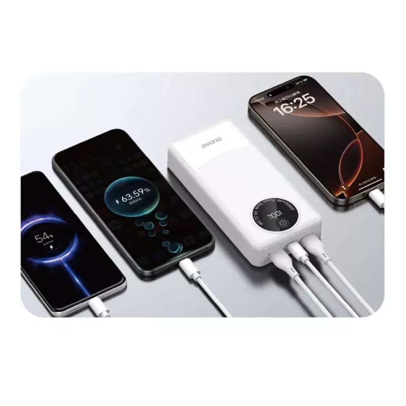 Dudao K12Pro Power Bank 20000mAh 22,5W PD USB-A USB-C bianco
