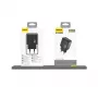 Dudao A26T GaN 25W caricabatterie USB-A, USB-C - nero