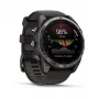 Garmin fenix 8 Pro 51 mm MicroLED Sapphire Carbon Grey DLC Titanium con cinturino in silicone nero/pebblegrey