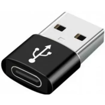 Gembird Cablexpert adattatore USB 2.0 USB-A maschio a USB-C femmina nero