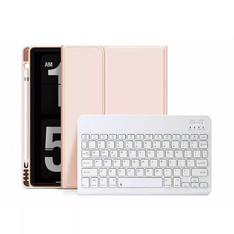 Tech-Protect SC Pen + Custodia con tastiera per iPad 10.9" (10a gen, 2022) / 11" (2025), rosa