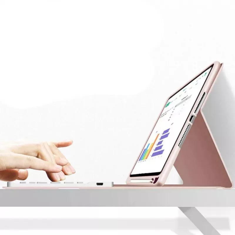 Tech-Protect SC Pen + Custodia con tastiera per iPad 10.9" (10a gen, 2022) / 11" (2025), rosa