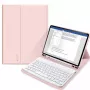 Tech-Protect SC Pen + Custodia con tastiera per iPad 10.9" (10a gen, 2022) / 11" (2025), rosa