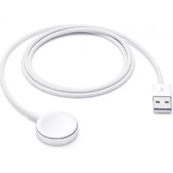 Apple Watch caricabatterie magnetico a cavo USB bianco