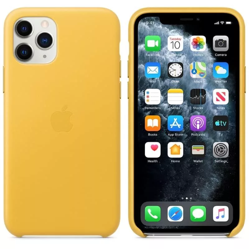 Apple iPhone 11 Pro custodia in pelle MWYA2ZM/A Meyer Lemon