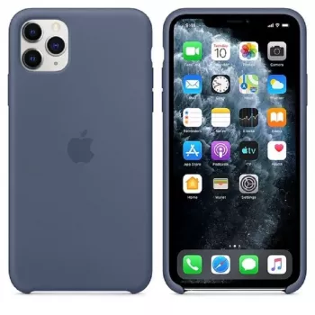 Apple iPhone 11 Pro Max custodia in silicone MX032ZM/A Alaskan Blue