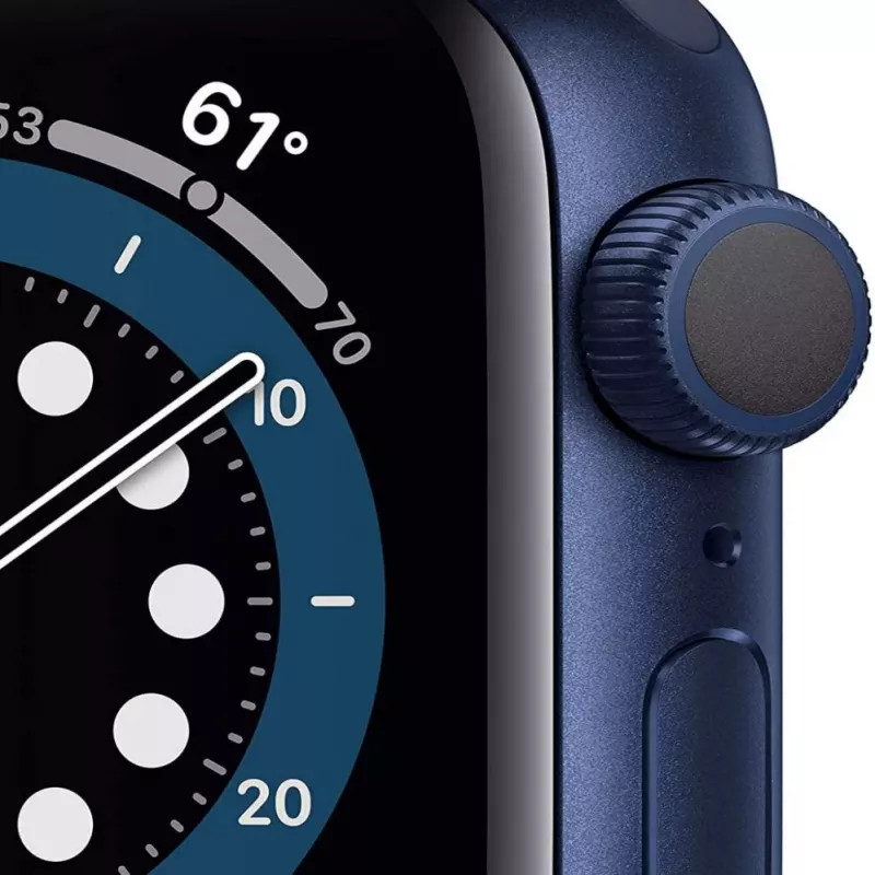 Apple Watch Series 6 GPS, 40mm custodia in alluminio con cinturino sport Deep Navy blu