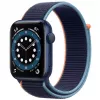 Apple Watch Series 6 GPS, 44mm custodia in alluminio con cinturino sport Deep Navy