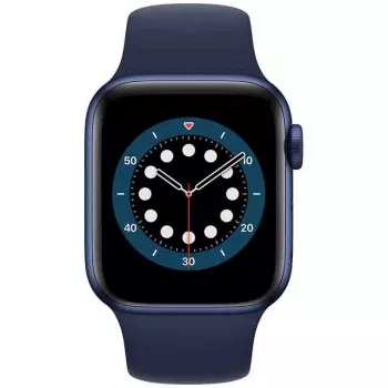 Apple Watch Series 6 GPS, 44mm custodia in alluminio con cinturino sport Deep Navy