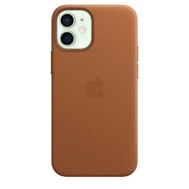 Apple custodia in pelle con MagSafe per iPhone 12 mini California Poppy