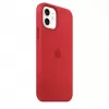 Apple custodia in silicone con MagSafe per iPhone 12 mini rossa