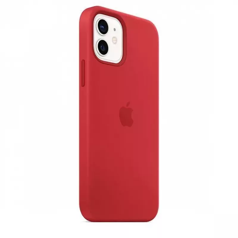 Apple custodia in silicone con MagSafe per iPhone 12 mini rossa