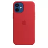 Apple custodia in silicone con MagSafe per iPhone 12 mini rossa
