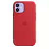 Apple custodia in silicone con MagSafe per iPhone 12 mini rossa