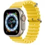 Apple Watch Ultra GPS + Cellular, 49mm cassa in titanio con cinturino Ocean giallo