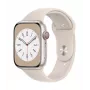 Apple Watch Series 8 GPS 45mm cassa in alluminio con cinturino Sport starlight