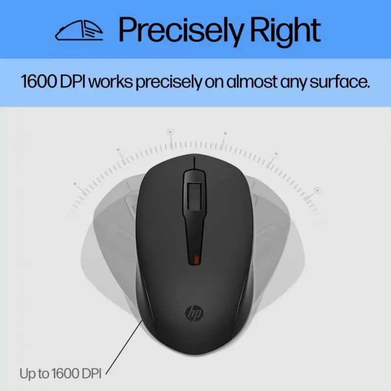 HP 150 set mouse e tastiera con filo - nero - QWERTY layout inglese US