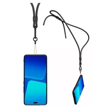 Xiaomi 13 Lite custodia TPU con lanyard collana - trasparente