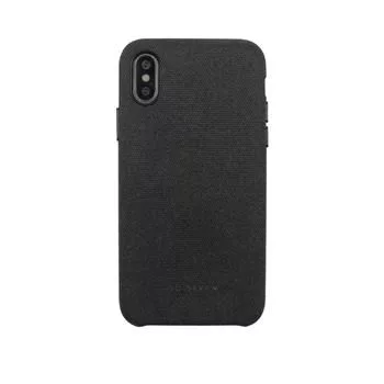 SoSeven Apple iPhone X/XS custodia Premium Gentleman in tessuto nero
