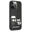 Karl Lagerfeld Apple iPhone 13 Pro custodia Choupette in pelle PU nera