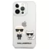 Karl Lagerfeld iPhone 13 Pro custodia Choupette trasparente