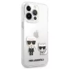 Karl Lagerfeld iPhone 13 Pro custodia Choupette trasparente