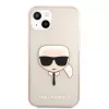 Karl Lagerfeld Apple iPhone 13 TPU Full Glitter Head Case oro