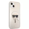 Karl Lagerfeld Apple iPhone 13 TPU Full Glitter Head Case oro