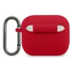 Lacoste Apple AirPods 3 custodia in silicone liquido Glossy Printing Logo rossa