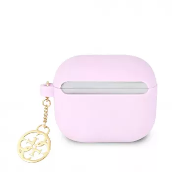 Guess Apple AirPods 3 Charms custodia in silicone viola