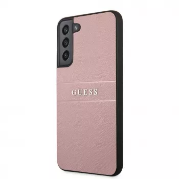 Guess Samsung Galaxy S22 Plus custodia in pelle PU Saffiano rosa