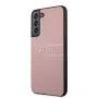 Guess Samsung Galaxy S22 Plus custodia in pelle PU Saffiano rosa