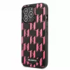 Karl Lagerfeld Apple iPhone 13 Pro custodia Monogram Plaque nera rosa