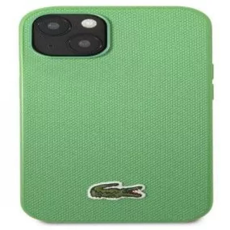 Lacoste Apple iPhone 14 custodia posteriore Iconic Petit Pique Logo verde