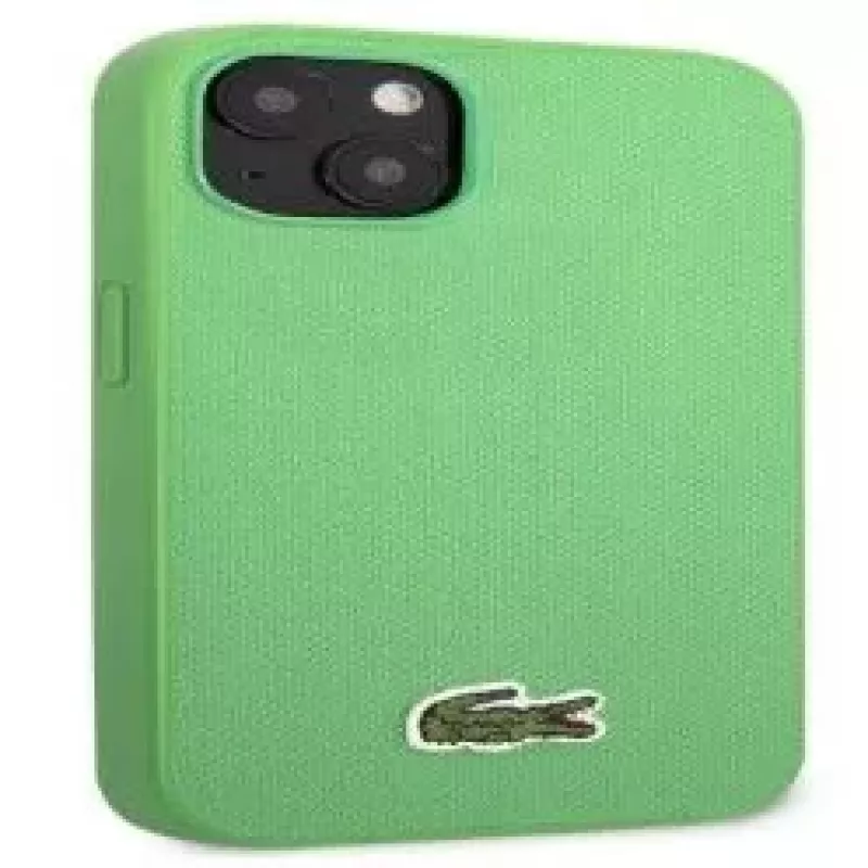 Lacoste Apple iPhone 14 custodia posteriore Iconic Petit Pique Logo verde