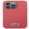 Lacoste Apple iPhone 14 Pro Iconic Petit Pique Logo Case rosso