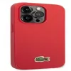 Lacoste Apple iPhone 14 Pro Iconic Petit Pique Logo Case rosso