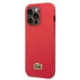 Lacoste Apple iPhone 14 Pro Iconic Petit Pique Logo Case rosso