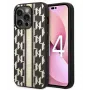 Karl Lagerfeld Apple iPhone 14 Pro 6.1 Hardcase Monogram Stripe marrone