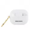 Hello Kitty Custodia in silicone per Apple AirPods Pro 3D Kitty Kopf bianco