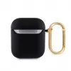 Guess Apple AirPods 1/2 PU Grained Classic Logo Case nero